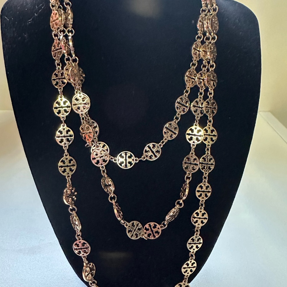 Tory Burch Gold Medallion Necklace